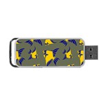 Background Pattern Texture Design Wallpaper Portable USB Flash (Two Sides) Back