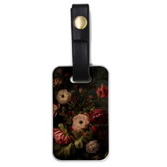 Flower Nature Background Bloom Luggage Tag (one Side) by Ravend