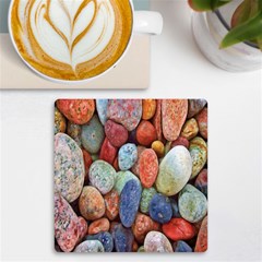 Stones Uv Print Square Tile Coaster  by artworkshop