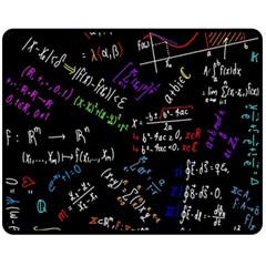 Mathematics  Physics Maths Math Pattern Fleece Blanket (medium) by Grandong