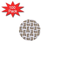 Sketchy Bear Kiddos 1  Mini Buttons (100 Pack)  by dflcprintsclothing