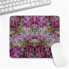 Trama Blend Large Mousepad by kaleidomarblingart