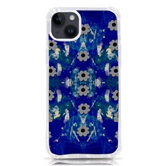 Oilpainting Blue Flowers In The Peaceful Night Iphone 14 Plus Tpu Uv Print Case by pepitasart