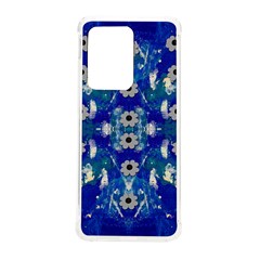 Oilpainting Blue Flowers In The Peaceful Night Samsung Galaxy S20 Ultra 6 9 Inch Tpu Uv Case by pepitasart