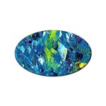 Painting-01 Sticker Oval (10 pack) Front