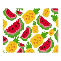 Watermelon -12 Premium Plush Fleece Blanket (large) by nateshop