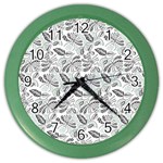 Batik Klasik In Indonesia Color Wall Clock Front