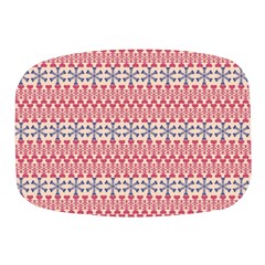 Christmas-pattern-background-green-decorative-star-snow Mini Square Pill Box by Bedest