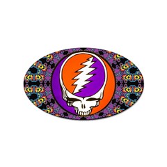 Gratefuldead Grateful Dead Pattern Sticker Oval (10 Pack) by Cowasu