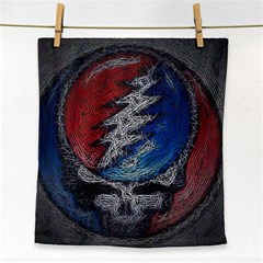 Grateful Dead Logo Face Towel by Cowasu