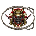 Samurai Katana Warrior Belt Buckles Front