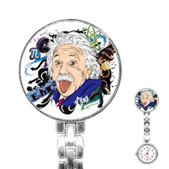 Albert Einstein Physicist Stainless Steel Nurses Watch by Cowasu