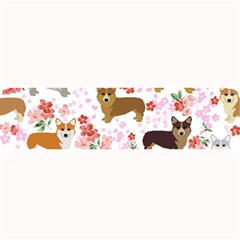 Corgis Corgi Pattern Large Bar Mat by Cowasu