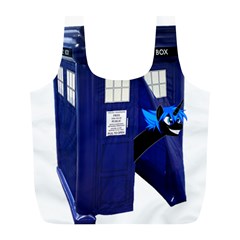 Tardis-doctor-who Full Print Recycle Bag (l) by Cowasu