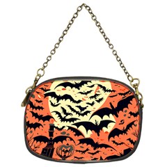 Bat Pattern Chain Purse (one Side) by Valentinaart