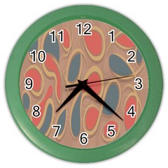 Background-abstract-non-seamless Color Wall Clock by Cowasu