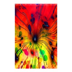 Color-background-structure-lines Shower Curtain 48  X 72  (small)  by Cowasu