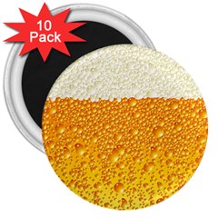 Bubble-beer 3  Magnets (10 Pack)  by Sarkoni