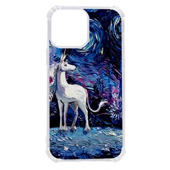 Unicorn Starry Night Print Van Gogh Iphone 13 Pro Max Tpu Uv Print Case by Sarkoni