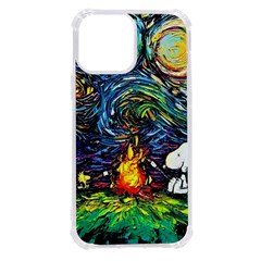 Dog Cartoon Starry Night Print Van Gogh Parody Iphone 13 Pro Max Tpu Uv Print Case by Sarkoni