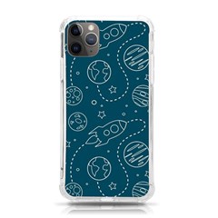 Space Seamless Pattern Iphone 11 Pro Max 6 5 Inch Tpu Uv Print Case by Bedest