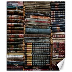 Pile Of Books Photo Of Assorted Book Lot Backyard Antique Store Canvas 20  X 24  by Ravend