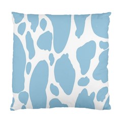 Cow Print, Aesthetic, Y, Blue, Baby Blue, Pattern, Simple Standard Cushion Case (one Side) by nateshop