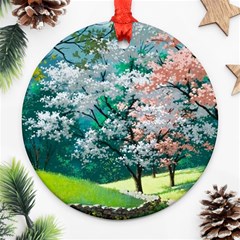 Anime Scenery Landscape Ornament (round) by Sarkoni