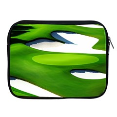 Golf Course Par Green Apple Ipad 2/3/4 Zipper Cases by Sarkoni