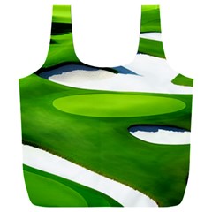 Golf Course Par Green Full Print Recycle Bag (xxl) by Sarkoni