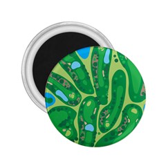 Golf Course Par Golf Course Green 2 25  Magnets by Sarkoni