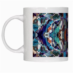  Over The Delta  White Mug by kaleidomarblingart