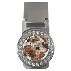 3d Vintage World Map Money Clips (cz)  by Grandong