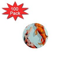 Koi Fish 1  Mini Magnets (100 Pack)  by Grandong