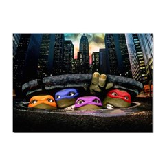 Teenage Mutant Ninja Turtles Leonardo Raphael Michelangelo Donatello Sticker A4 (10 Pack) by Sarkoni