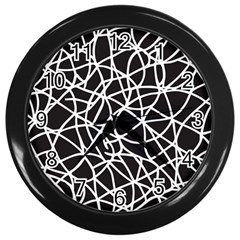 Interconnectedness Wall Clock (black) by Sobalvarro
