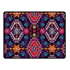 Pattern Ornament Motif Colorful Texture Two Sides Fleece Blanket (small) by Grandong