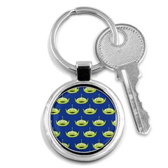 Alien Pattern Key Chain (round) by Ndabl3x