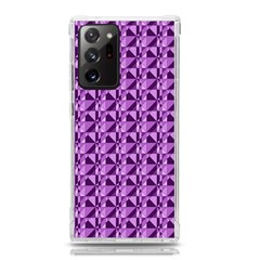 Violet Geometry Samsung Galaxy Note 20 Ultra Tpu Uv Case by Sparkle