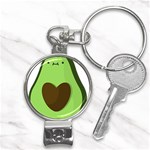 Yoga Reflexion Pose T- Shirtyoga Reflexion Pose T- Shirt Nail Clippers Key Chain Front