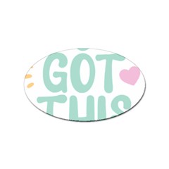 You Got This T- Shirt You Got This A Cute Motivation Qoute To Keep You Going T- Shirt Yoga Reflexion Pose T- Shirtyoga Reflexion Pose T- Shirt Sticker Oval (100 Pack) by hizuto