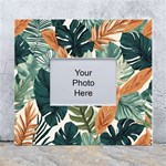 Tropical Leaf White Wall Photo Frame 5  x 7  Front