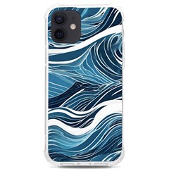 Abstract Blue Ocean Wave Iphone 12/12 Pro Tpu Uv Print Case by Jack14