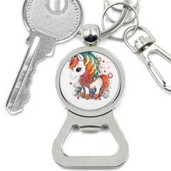 Baby Unicorn T- Shirt Colourful Bay Unicorn T- Shirt Yoga Reflexion Pose T- Shirtyoga Reflexion Pose T- Shirt Bottle Opener Key Chain by hizuto