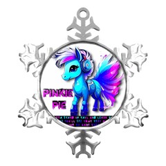 Pinkie Pie  Metal Small Snowflake Ornament by Internationalstore