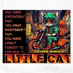 A Little Cat Rectangular Jigsaw Puzzl by Internationalstore