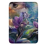 Abstract Blossoms  Rectangular Glass Fridge Magnet (4 pack) Front