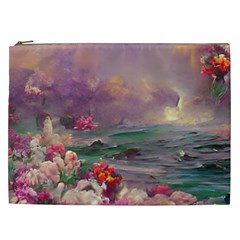 Abstract Flowers  Cosmetic Bag (xxl) by Internationalstore