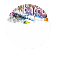 Venice T- Shirt Venice Voyage Art Digital Painting Watercolor Discovery T- Shirt (4) Mini Round Pill Box (pack Of 5) by ZUXUMI