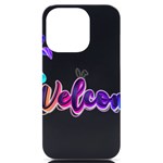 Arts iPhone 14 Pro Black UV Print Case Front